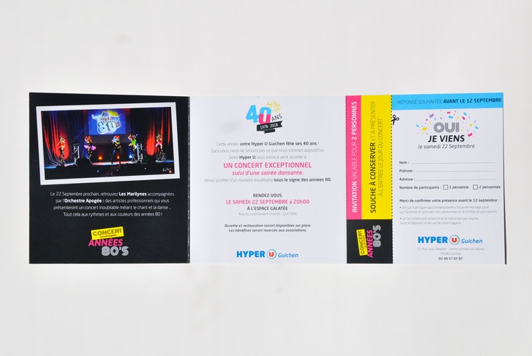 Communication pour évènement concert