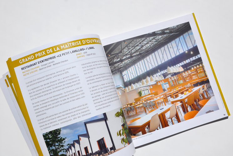 Intérieur catalogue d'architecture