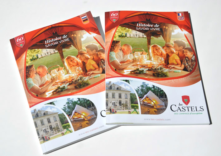 catalogue_les_castels_camping Catalogue architecture graphiste