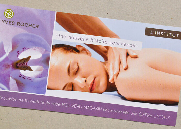 Feuillet Institut Yves Rocher Feuillet promotionnel institut Yves Rocher