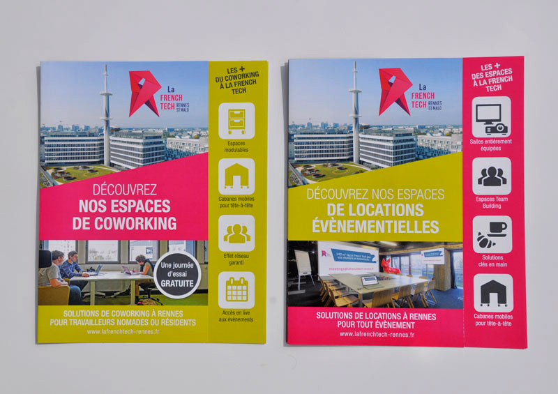 Création de plaquettes et posts pour les réseaux sociaux